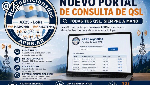 Ahora es m&aacute;s f&aacute;cil buscar todas tus QSL