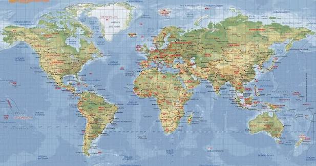 Distintivas Internacionales: Descifrando el Mapa Global en el Aire