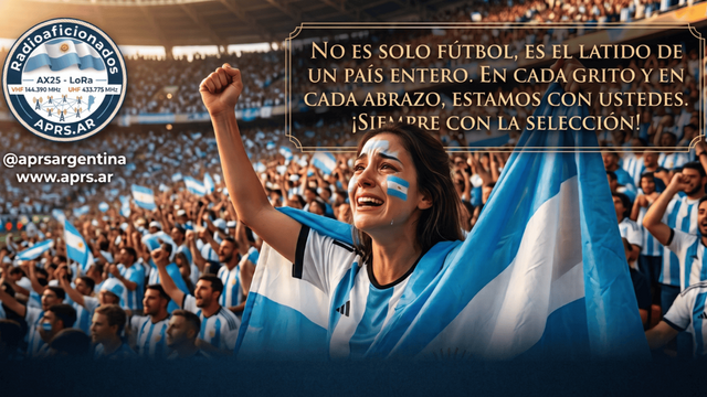 &iexcl;Una QSL especial para celebrar a la Argentina en la final del Mundial 2026!